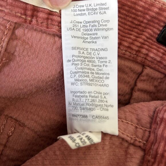 Madewell Womens Corduroy Rose Wide Leg Academia Indie Art Preppy Heritage Sz 27 - Picture 8 of 11